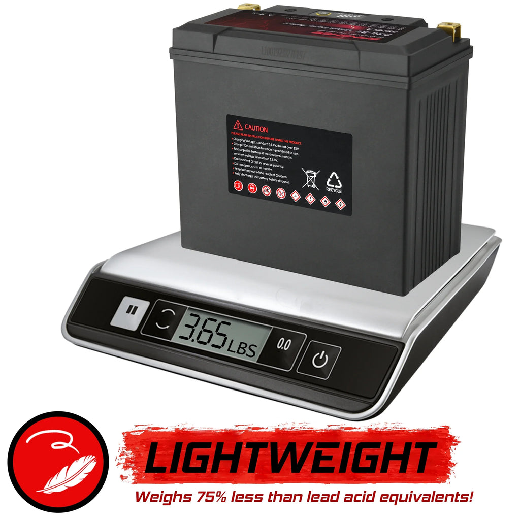 Banshee 20L- LiFePO4 Motorsports Battery Compatible with Yamaha VX1100D WaveRunner V1 Sport 2015 to 2015