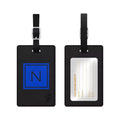 Centon  Monogram Leather Bag Tag Inversed Black Marine N TAGV1BLK-M06M-N