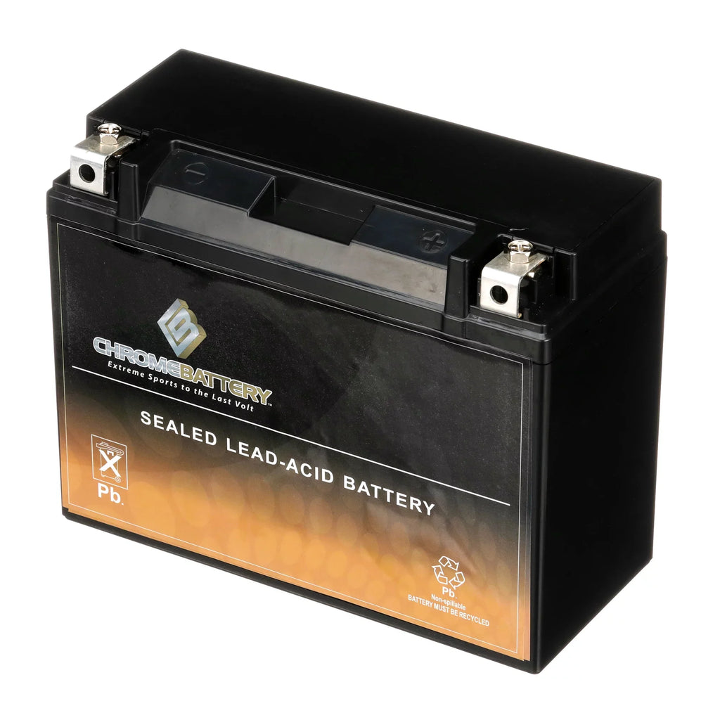 Chrome Battery Y50-n18l-a3 (50-n18l-a3 12 Volts,20 Ah, 260 Cca) High Performance - Maintenance Free - Sealed  Motorcycle Battery