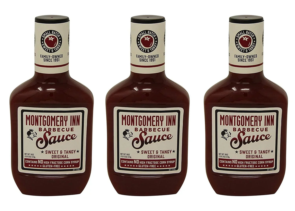 Montgomery Inn Barbecue Sauce, Original, 18oz (Pack of 3)