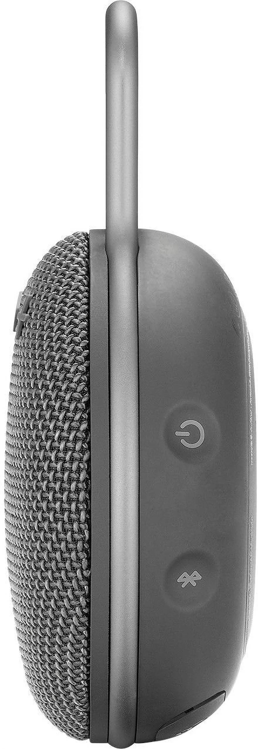 Restored  Clip 3 Portable Wireless Bluetooth Speaker Gray JBLCLIP3GRY Like New (Refurbished)