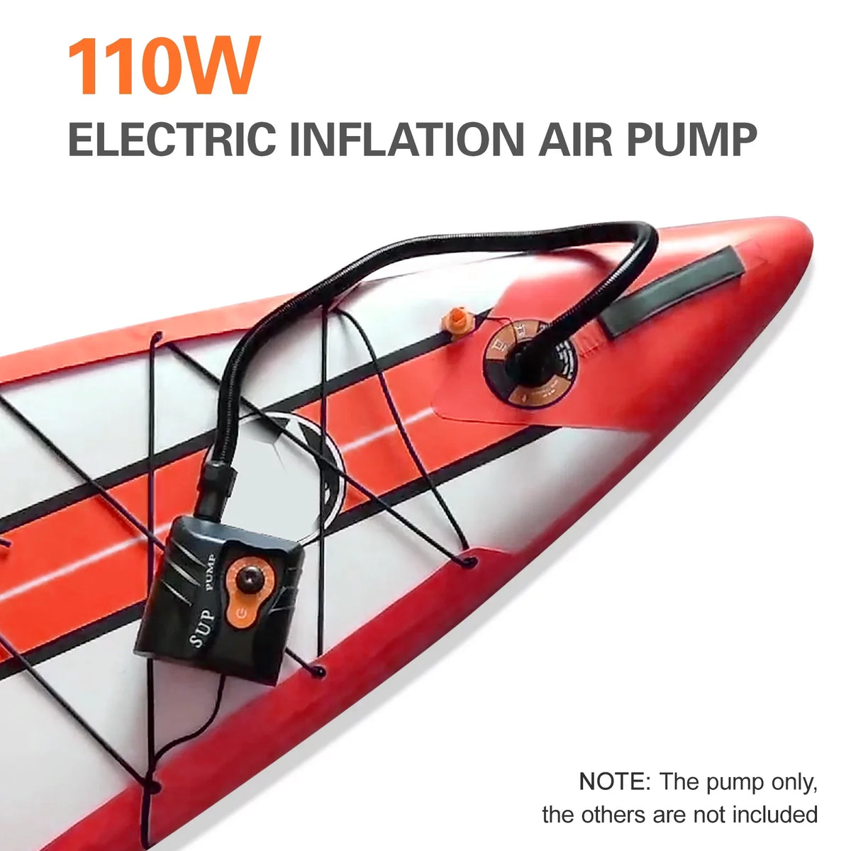 Reliable 16  Electric Air Pump with 6 Nozzles for Inflatables and Boats at ammoon