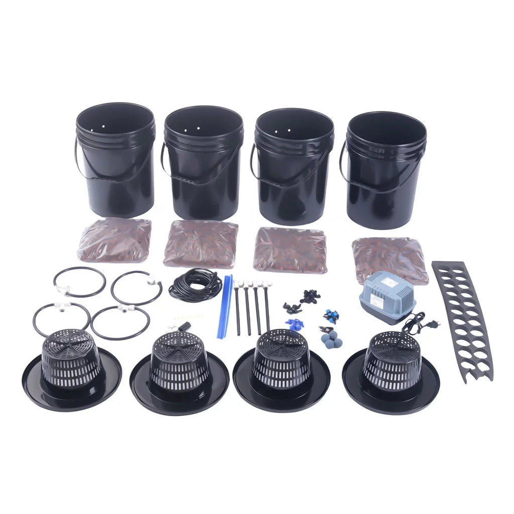 Miumaeov Hydroponics Growing System Garden System 5-Gallon Deep Water Culture Hydroponic Bucket System Hydroponics Grow Kit