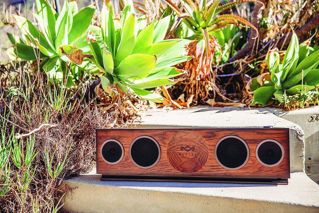 House of Marley, One Foundation Premium Home Audio Hi-Fi System, 3.5 High-Output Woofers, 2 x 1 High-Definition Tweeters, 220 Watt Stereo Power,  Certified Solid Oak Baffle, -DA002- Regal
