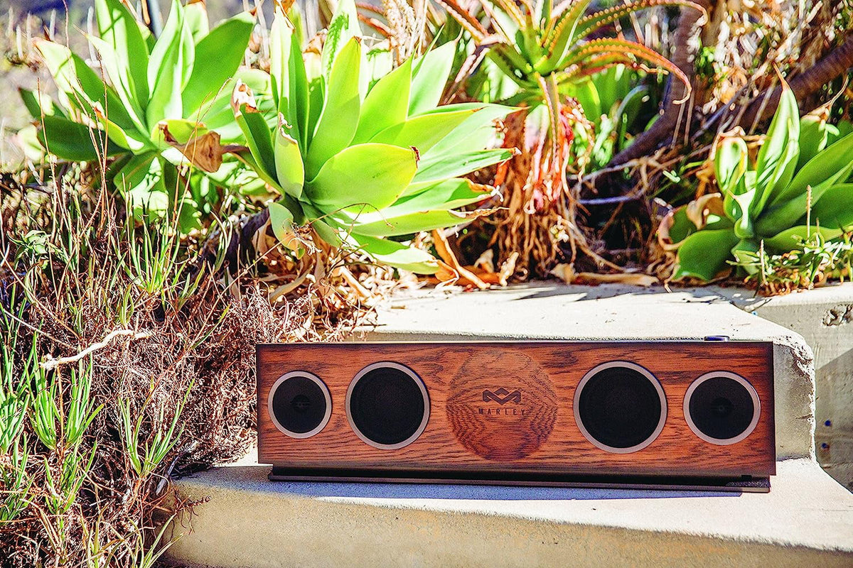 House of Marley, One Foundation Premium Home Audio Hi-Fi System, 3.5 High-Output Woofers, 2 x 1 High-Definition Tweeters, 220 Watt Stereo Power,  Certified Solid Oak Baffle, -DA002- Regal