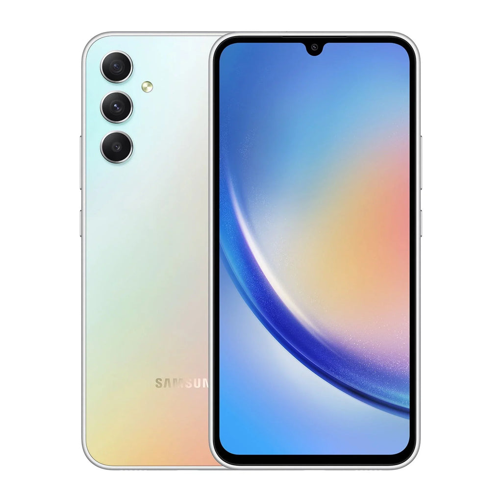 Restored Samsung Galaxy A34 5G A346M 128GB Dual   Unlocked Android Smartphone (Latin Variant/ Compatible ) - Awesome Silver (Refurbished)