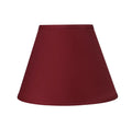 Aspen Creative 58904 Transitional Hardback Empire Shape  Construction Lamp Shade in Blood Red, 9" Wide (5" x 9" x 7")