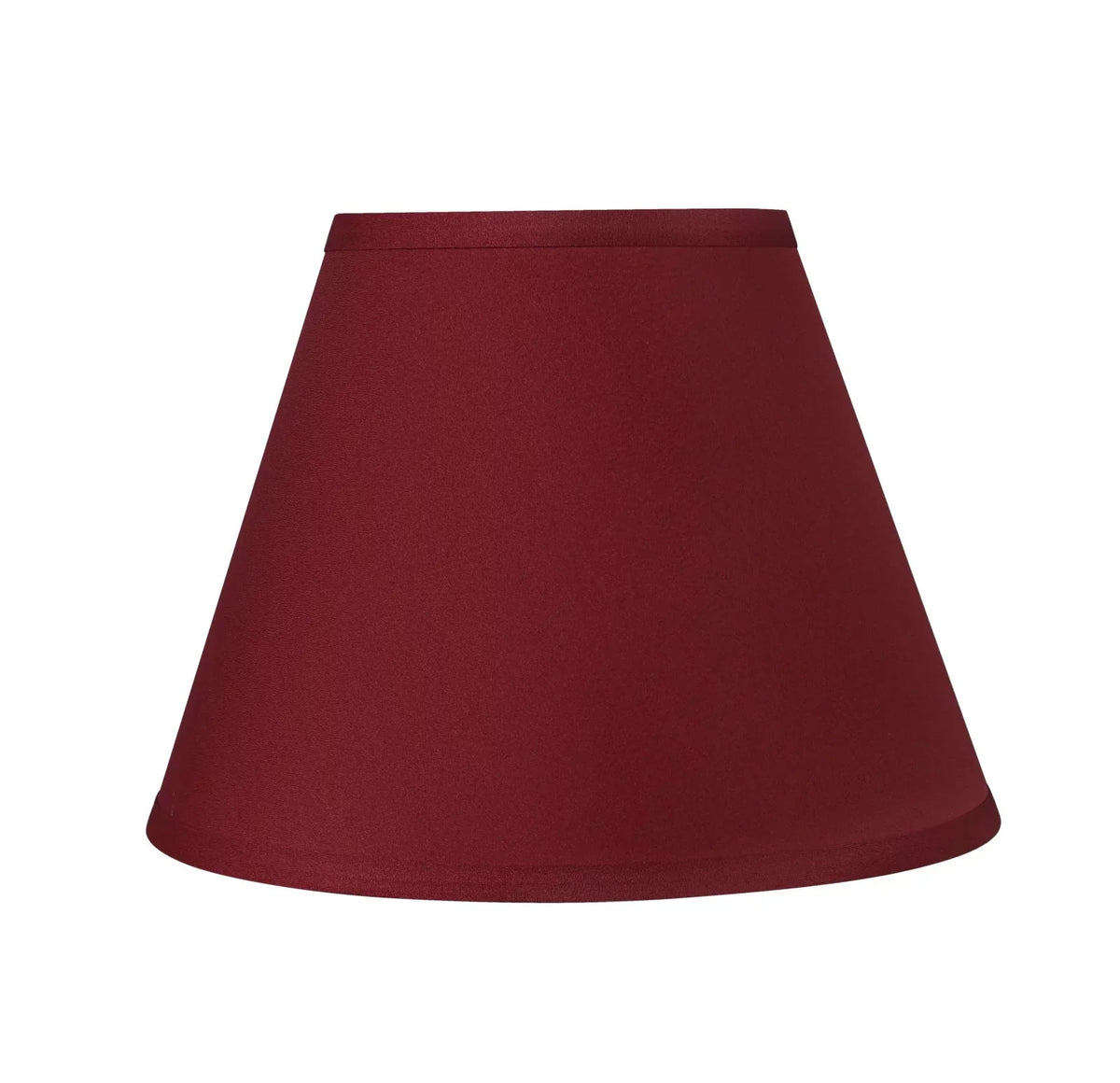 Aspen Creative 58904 Transitional Hardback Empire Shape  Construction Lamp Shade in Blood Red, 9" Wide (5" x 9" x 7")