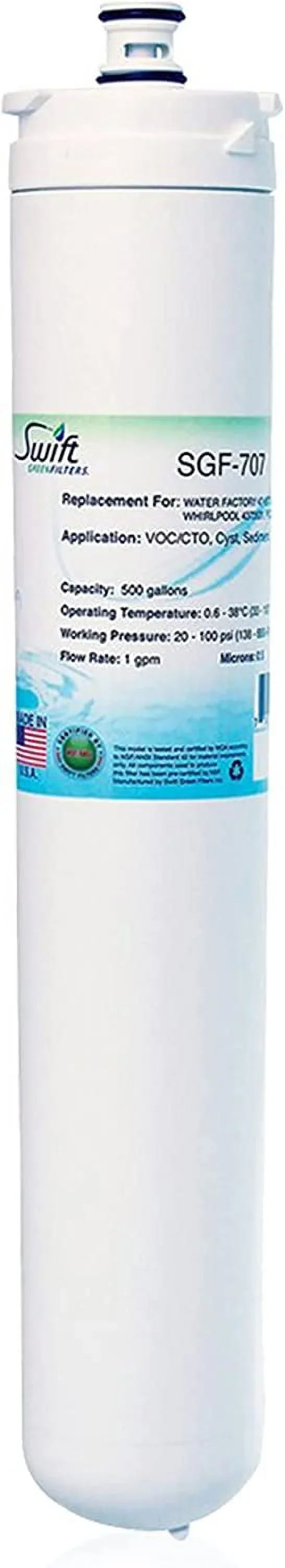 Swift Green Filters -707 Compatible for 47-55707G2,47-55707CM,4373531,-2 Commercial Water Filter (3 Pack),Made in