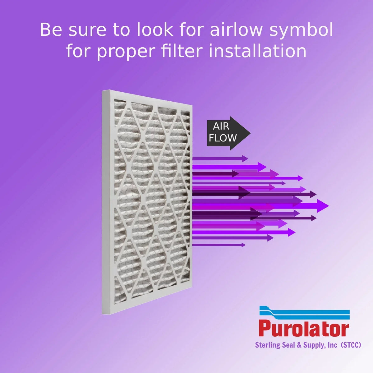 18x25x1, Purolator DMK80 Extended Surface Pleated Air Filter, Mechanical  8, (6 Pack)