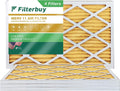 Filterbuy 14x28x1  11 Pleated   Furnace Air Filters (4-Pack)