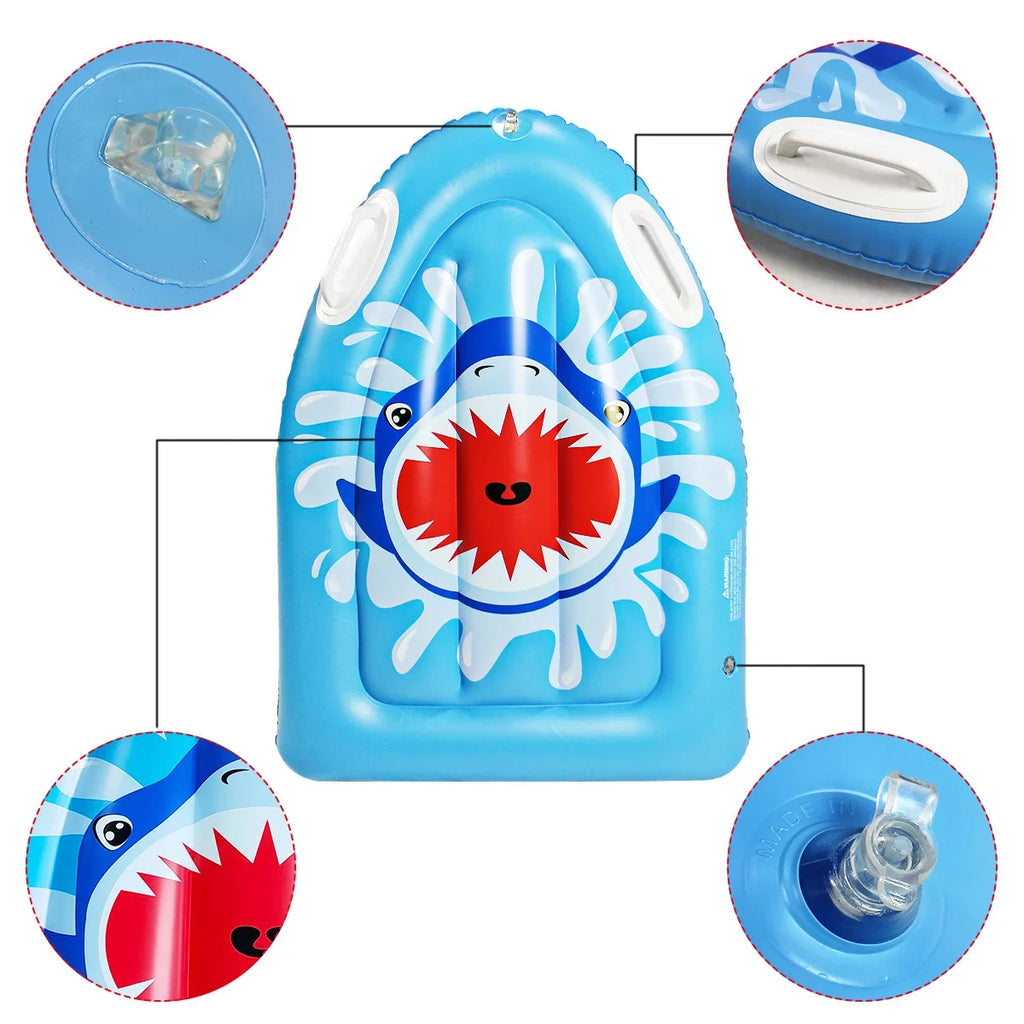 Inflatable Pool Floats Inflatable Surfboard Inflatable Tubes Fun Water Toys for Kids Beach Outdoor Party Supplies