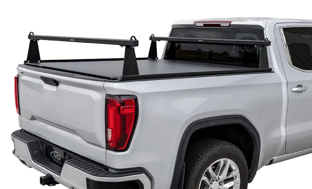 2014-2018 Fits Chevrolet Silverado Fits  Sierra 1500 2015-2019 2500 3500 8' Matte Black Aluminum M-series Truck Bed Racks F4020062