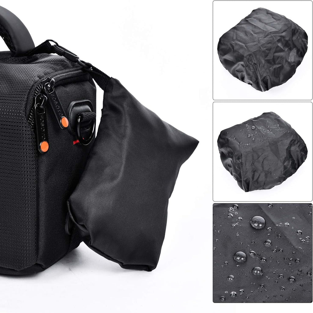 Waterproof Anti-shock Camera Case Bag Compatible for Canon Powershot SX540 SX530 SX60 SX420  M5,Nikon Coolpix L340 B500 B700 L330 L840 P610,Panasonic ,Sony a6000 Digital Camera
