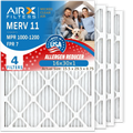 16x30x1 Air Filter  11 Comparable to  1000,  1200 &  7 Electrostatic Pleated Air Conditioner Filter 4 Pack  Premium  Made 16x30x1 Furnace Filters by     .