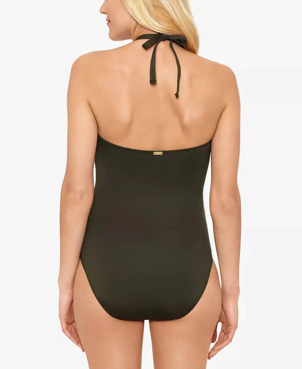 Ralph Lauren  High-Neck Tummy-Control One-Piece Swimsuit,  12