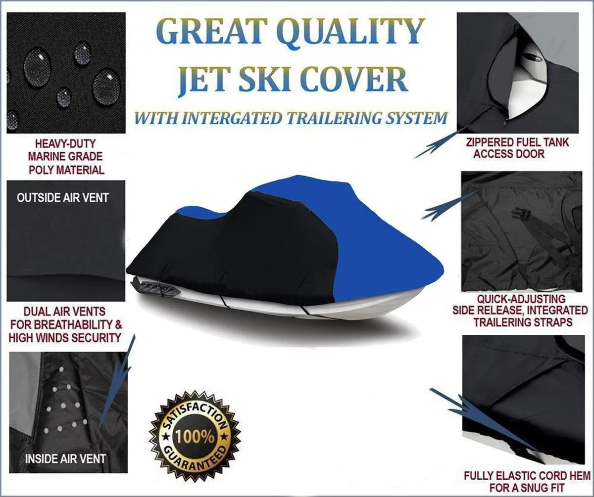 /  - Cover Compatible for Sea Doo Sea-Doo Bombardier  3up 900   2014 2016 2015 2017 2018 2019 2020 2021 2022 Jet Ski  Trailerable Cover