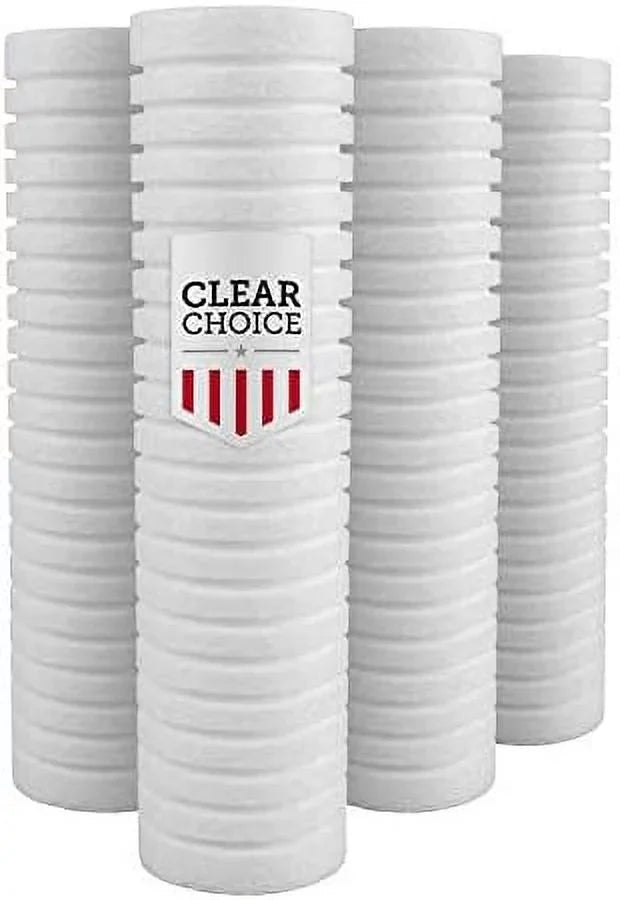 Sediment Water Filter 5 Micron 10 X 2.50" Water Filter Cartridge Replacement 10 Inch  System DEV9109-08, AP110, 4-Pk