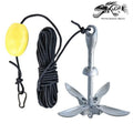 Kuda SUPA35 Kayak or Stand Up Paddle Board Anchor - Black, Silver & Yellow