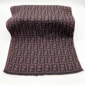 Pre-Owned  Zucca Muffler Stole All Over Pattern  Brown Women's Men's Fashion Old Clothes (Good)