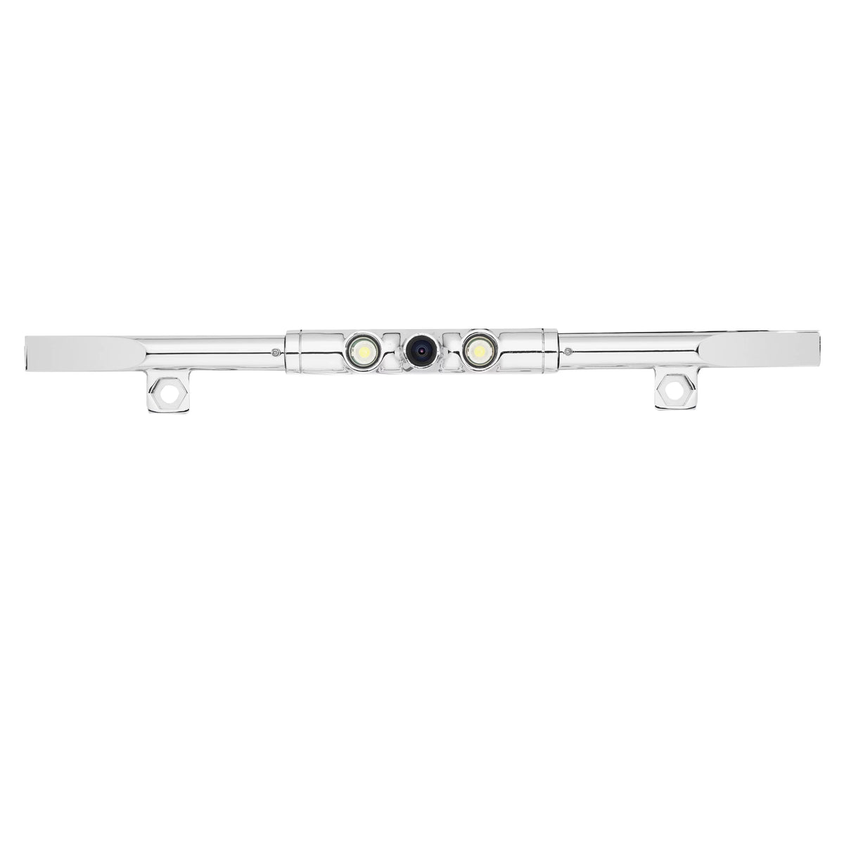 VTL405LTJ - Ultra Slim Bar-Type License Plate Backup Camera with Active Parking Lines and  Lights (Chrome)
