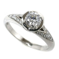 Pre-Owned  Bvlgari Pt950 Platinum Incontro D'Amore Ring Diamond 0.46ct 5.1g Ladies (Good)