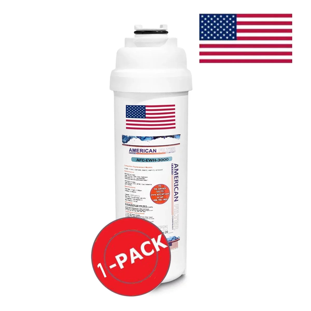 Brand , Water Fountain Filter , Model # --3000 , Compatible with WaterSentry® LCRSP8K - 1 Filters - Made in U.S.A.
