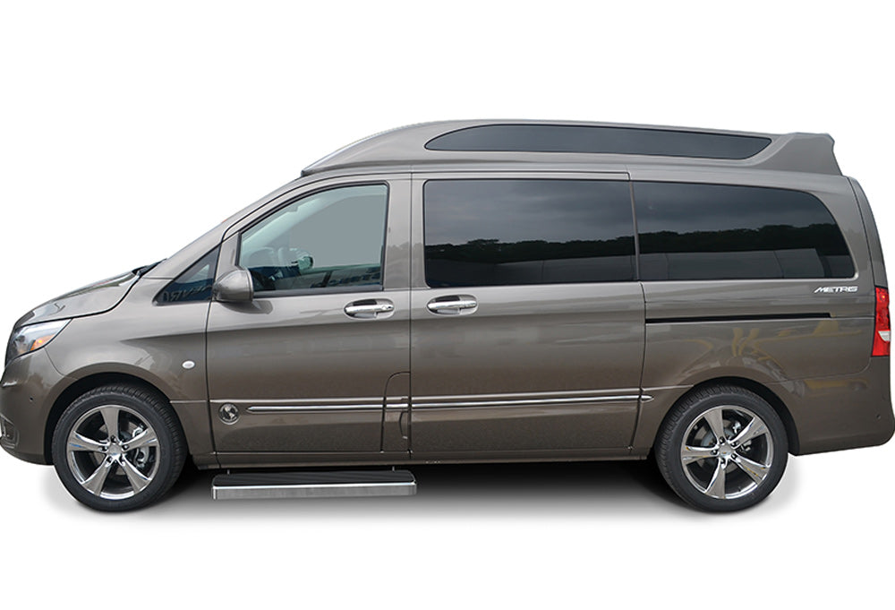 2016-2019 -    | 3    Hairline Finish iStep 6 Inch Van Door to Door sidestep