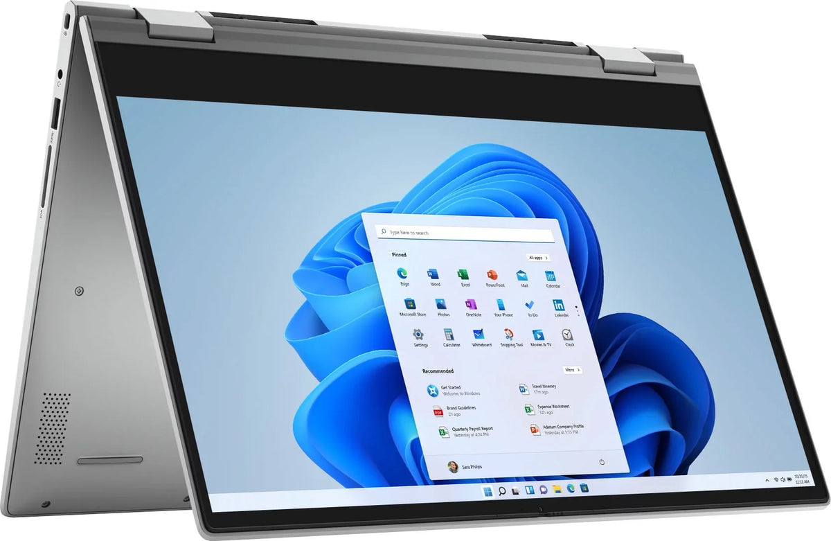 Dell Inspiron 5000 2-in-1 Laptop / 14"  Touch-Screen / 11th Gen Intel Core i3-1115G4/ 8GB DDR4/ 256GB / Webcam/ WiFi 6/ Bluetooth/ Win 10/Platinum Silver/ with UltraTech Mouse Pad Bundled