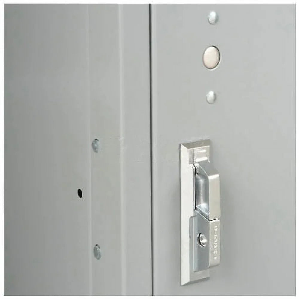 Global Industrial  12 x 12 x 60 in. Single Tier Paramount Locker with 1 Door Ready to Assemble, Gray