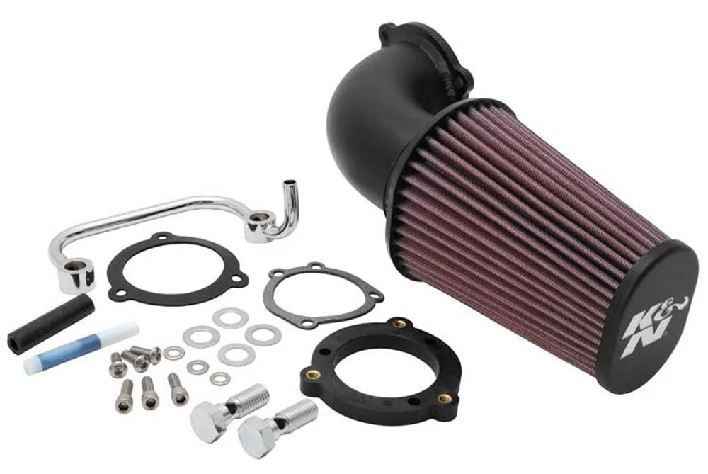 K&N Cold Air Intake Kit: High Performance, Guaranteed to Increase Horsepower: 2004-2017   (SuperLow, Iron, Sportster Custom, Seventy-Two, Forty-Eight, Nightster, Roadster)57-1126