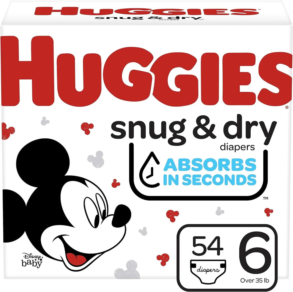 Snug and Dry Baby Diapers Big Pack, 54 Count Size 6 (54 Count)