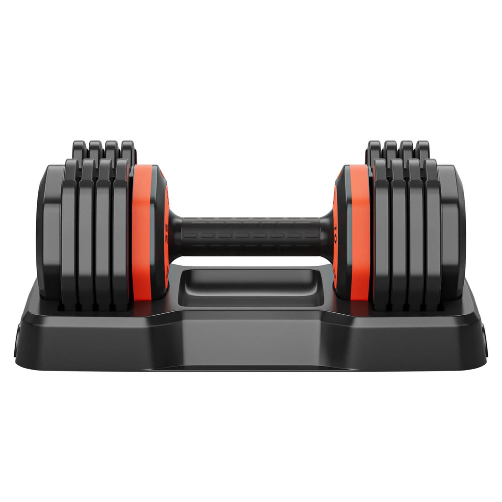 Seizeen Dumbbells, 5-In-1 Adjustable Dumbbells Set, Free Weights Dumbbells 5-25 Pound for Man Woman Home Gym Workouts, Single