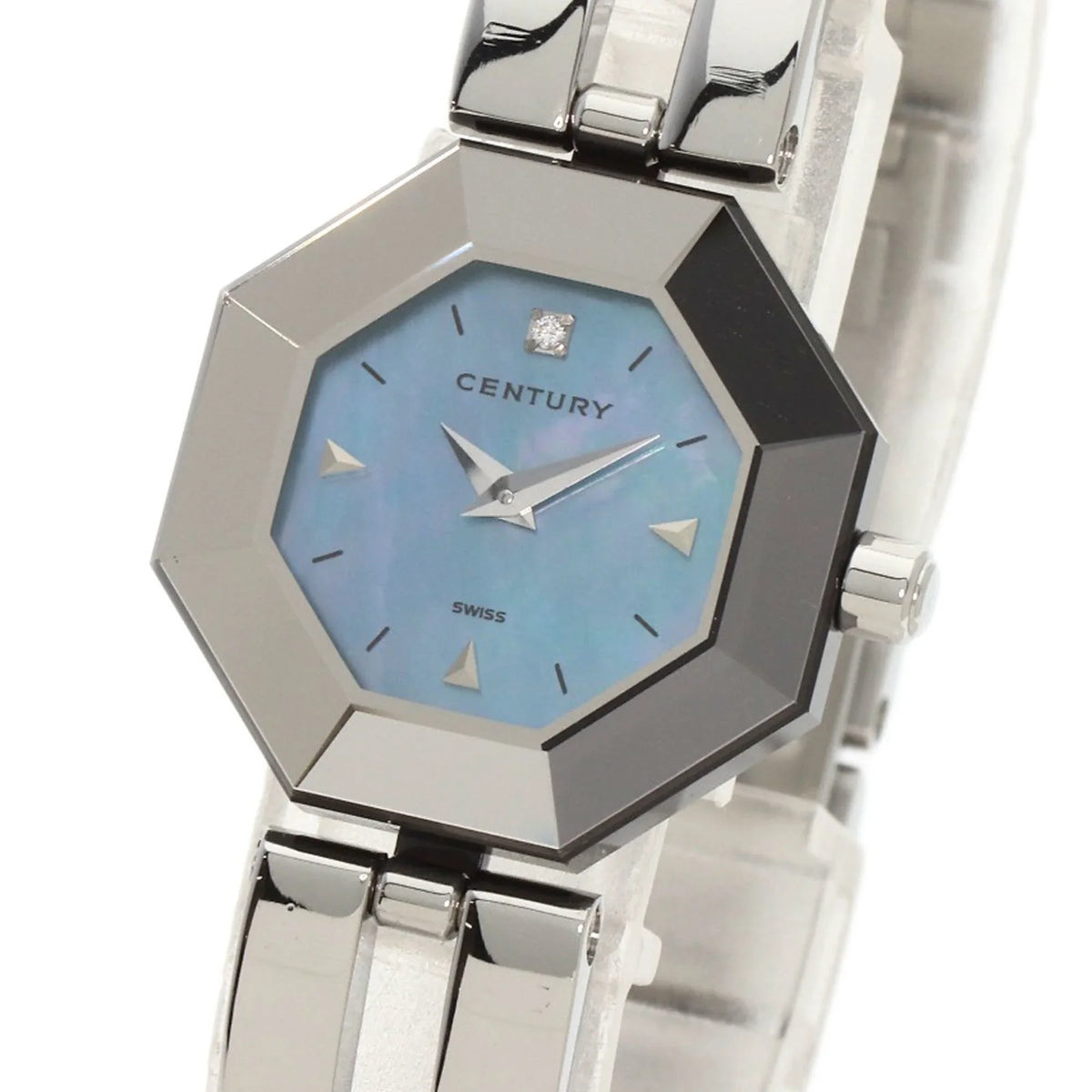 Pre-Owned Century Time Gem Watch Stainless Steel/ Ladies  (Good)