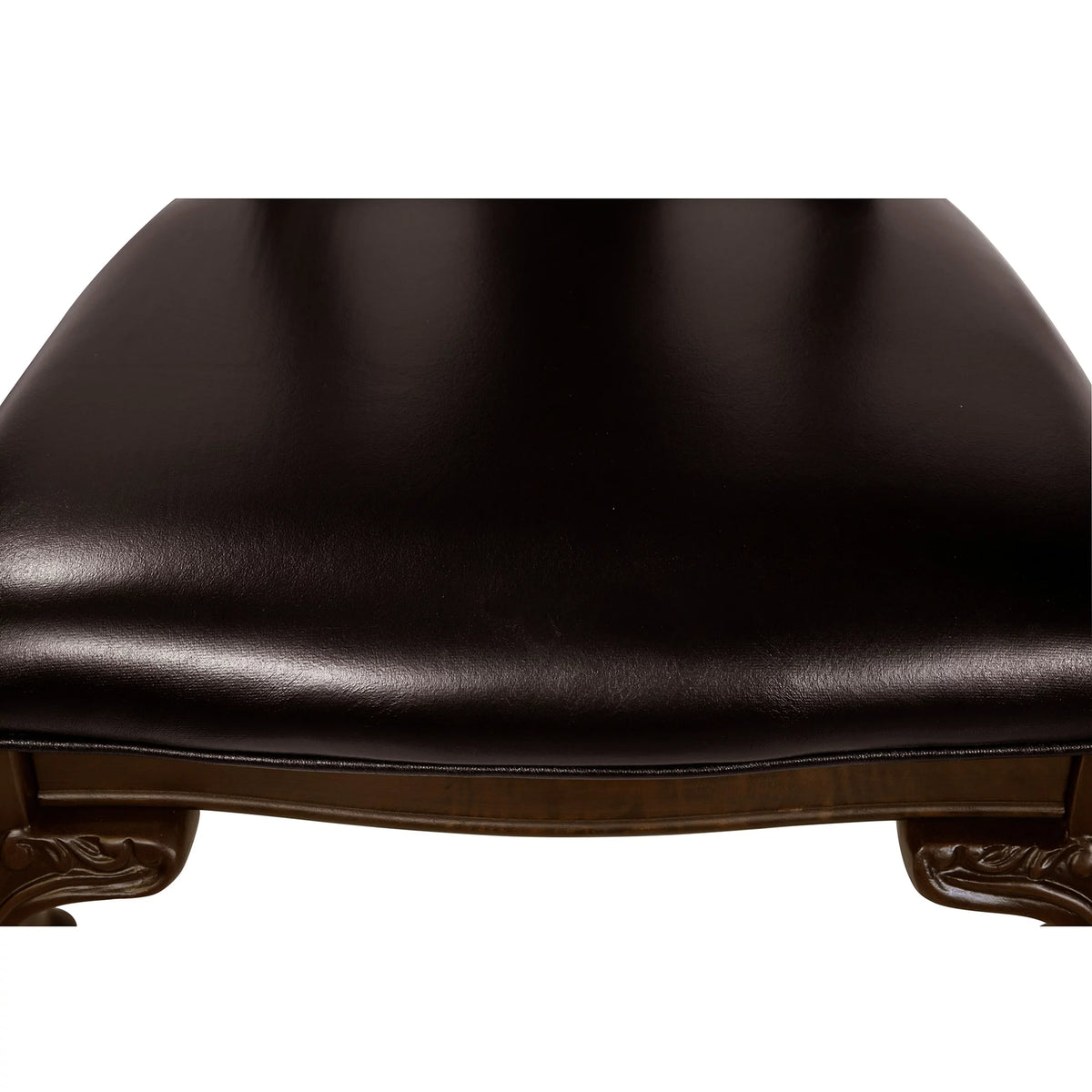 Furniture Of America -3319W- Woden Side Chair- 2 Pack - Brown Cherry