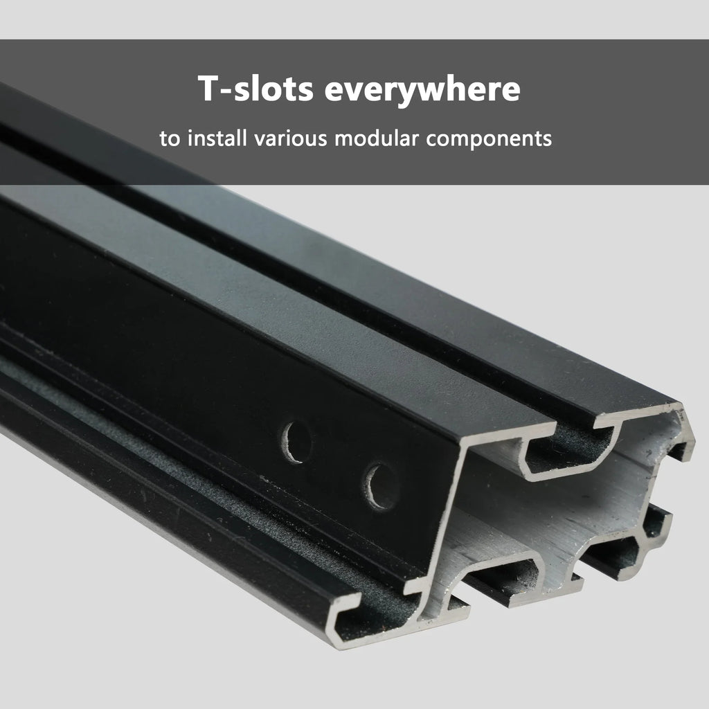 67"x52" Aluminum Car Roof Platform, Universal Rooftop Cargo Carrier System Max 660lbs Load, Black Fits for  Truck Cars