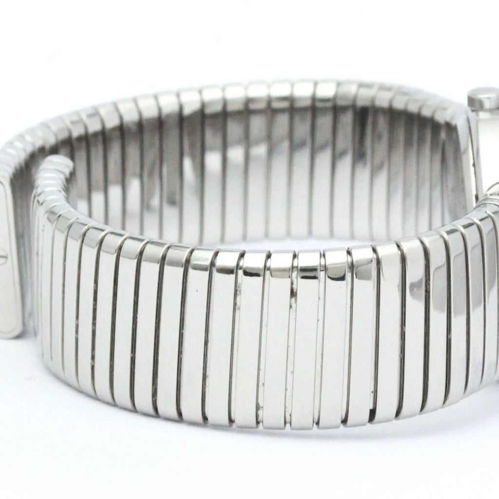 Pre-Owned Polished  Tubogas Stainless Steel Quartz Ladies Watch BB26 2TS BF563995 (Good)
