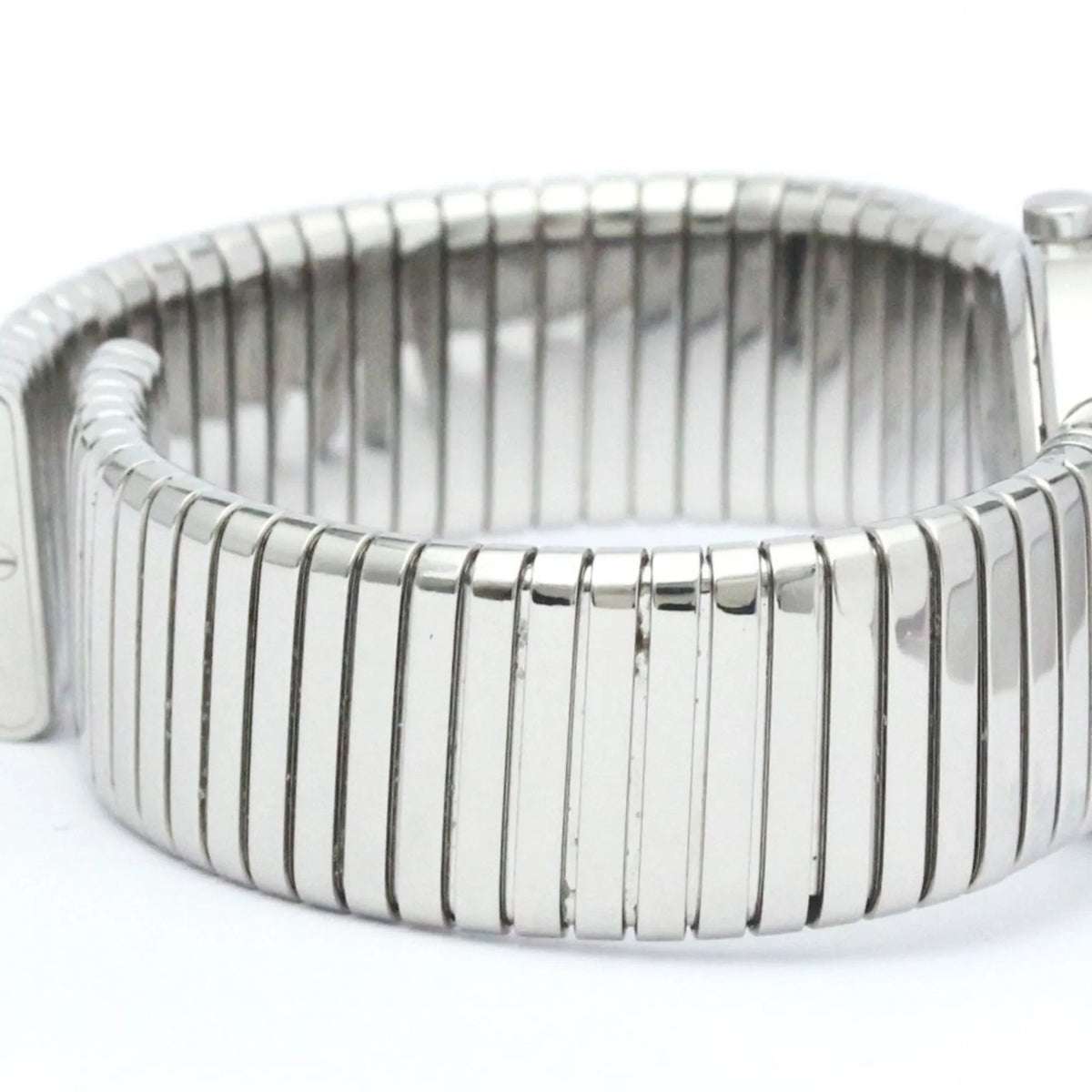 Pre-Owned Polished  Tubogas Stainless Steel Quartz Ladies Watch BB26 2TS BF563995 (Good)