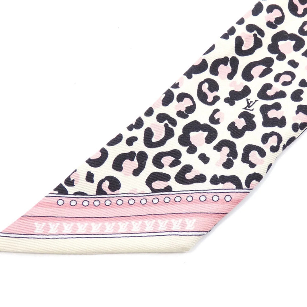 Pre-Owned Louis Vuitton Scarf Muffler Bandeau  Wild at Heart Women's Multicolor Silk Leopard Print M00415 (Good)