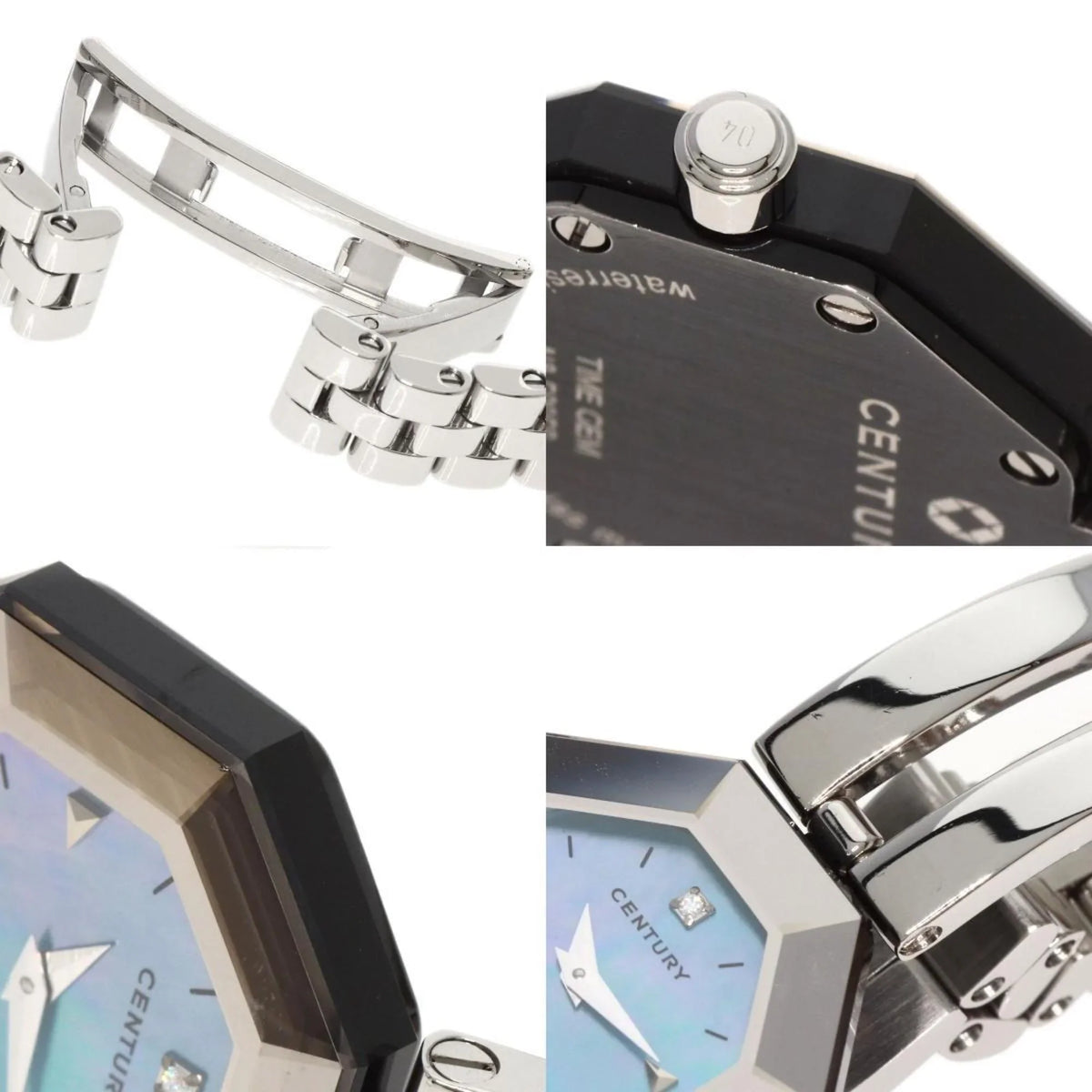 Pre-Owned Century Time Gem Watch Stainless Steel/ Ladies  (Good)