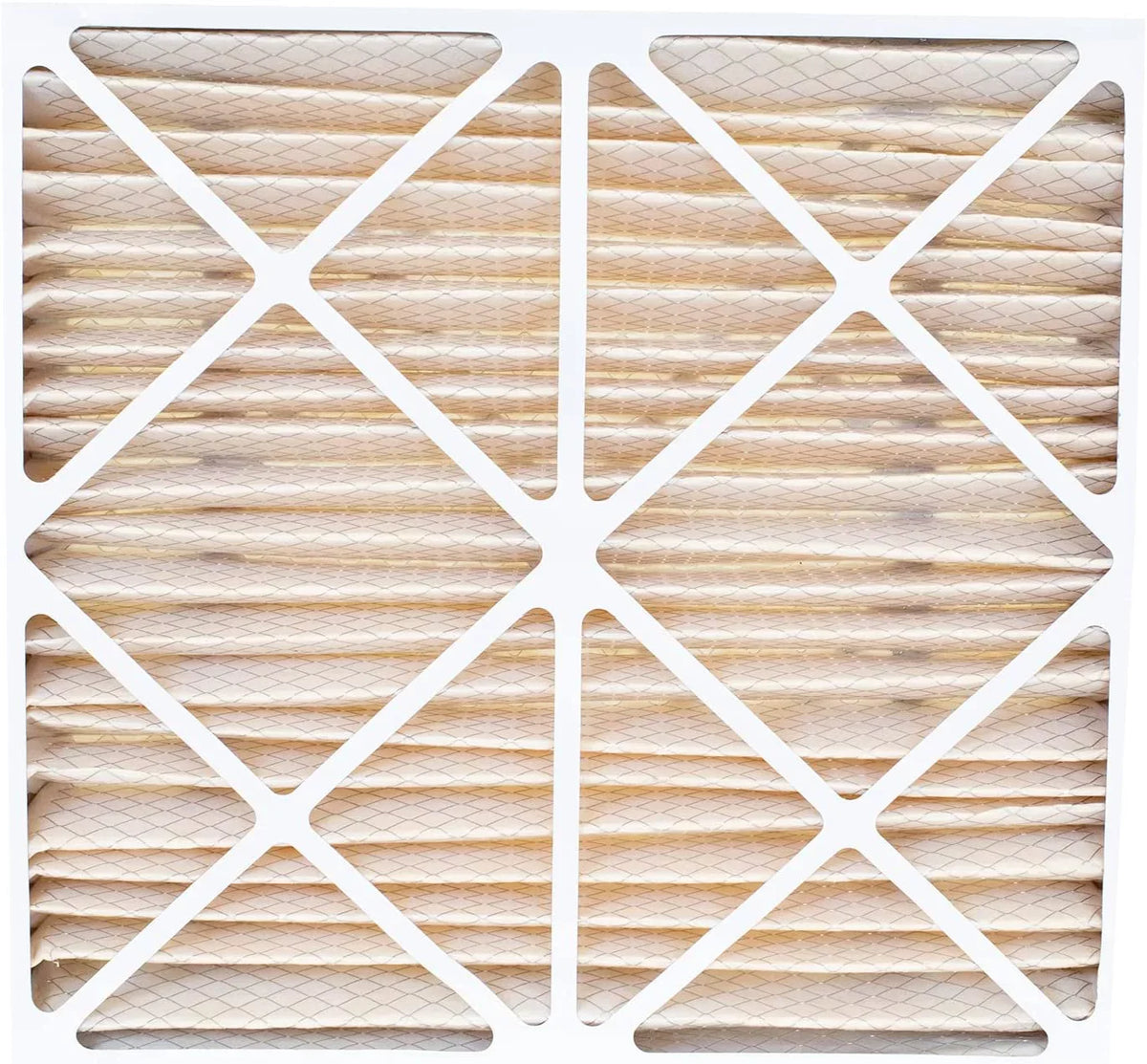 Filterbuy 24x25x5  11 Pleated   Furnace Air Filters for Carrier FILXXCAR0024 (2-Pack)