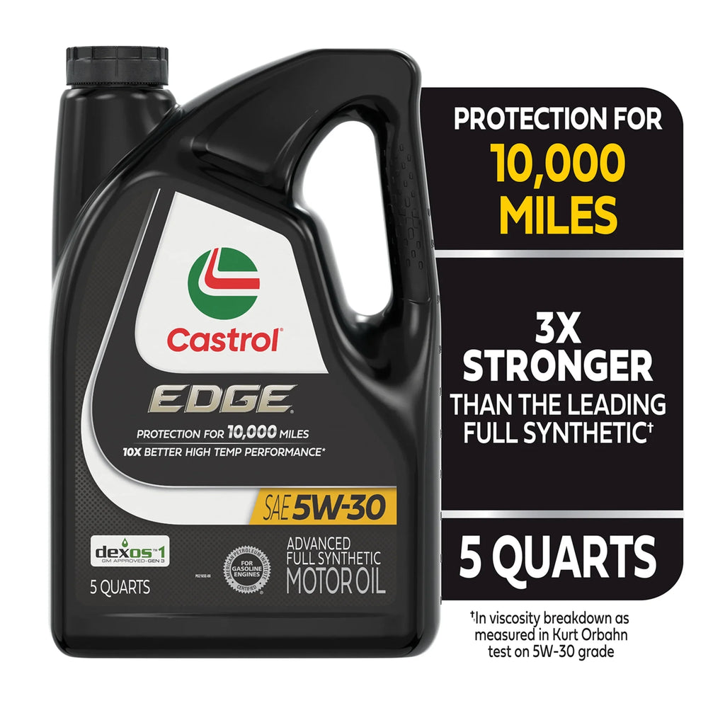 Castrol  5W-30 Advanced Full Synthetic Motor Oil, 5 Quarts