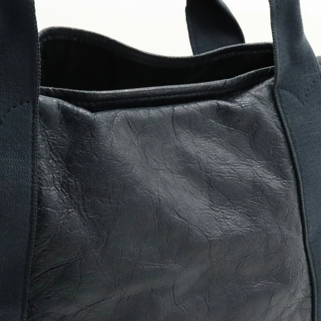 Pre-Owned Balenciaga 339933 Women's Leather Handbag,Tote Bag Navy (Good)