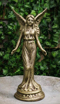 Cast Iron Rustic Enchanted Fantasy Fairy Garden Pixie Faerie Standing Figurine