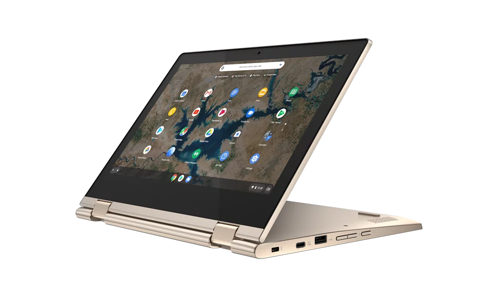Used Lenovo 82BB0008US IdeaPad Flex 3  11IGL05 11.6"  Touchscreen Laptop Celeron N4020 1.1GHz Intel  Graphics 600 4GB  64GB  Almond Chrome