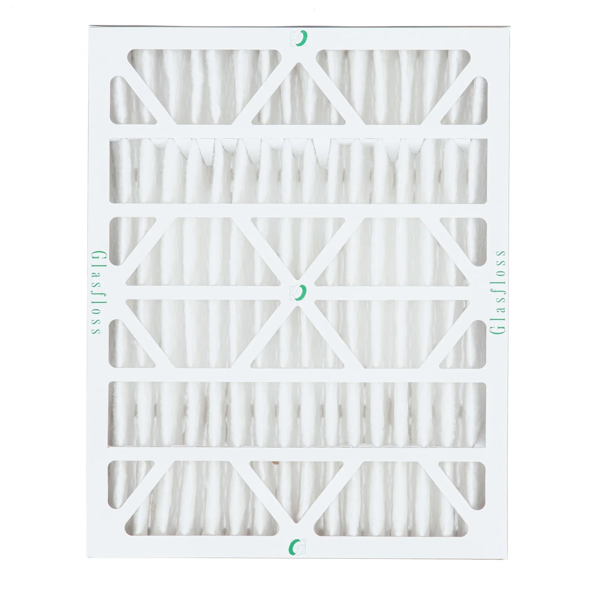 2 Pack of 20x24x4  10 Pleated 4" Inch Air Filters by Glasfloss. Actual Size: 19-3/8 x 23-3/8 x 3-3/4