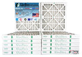 Glasfloss Air Filter 18x20x2 - 2"  10 - (Pack of 12) - Pleated  or  Air Filter - Furnace Air Filter - Home or Office - Made In The .