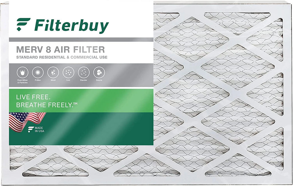 Filterbuy 16x24x4  8 Pleated   Furnace Air Filters (1-Pack)
