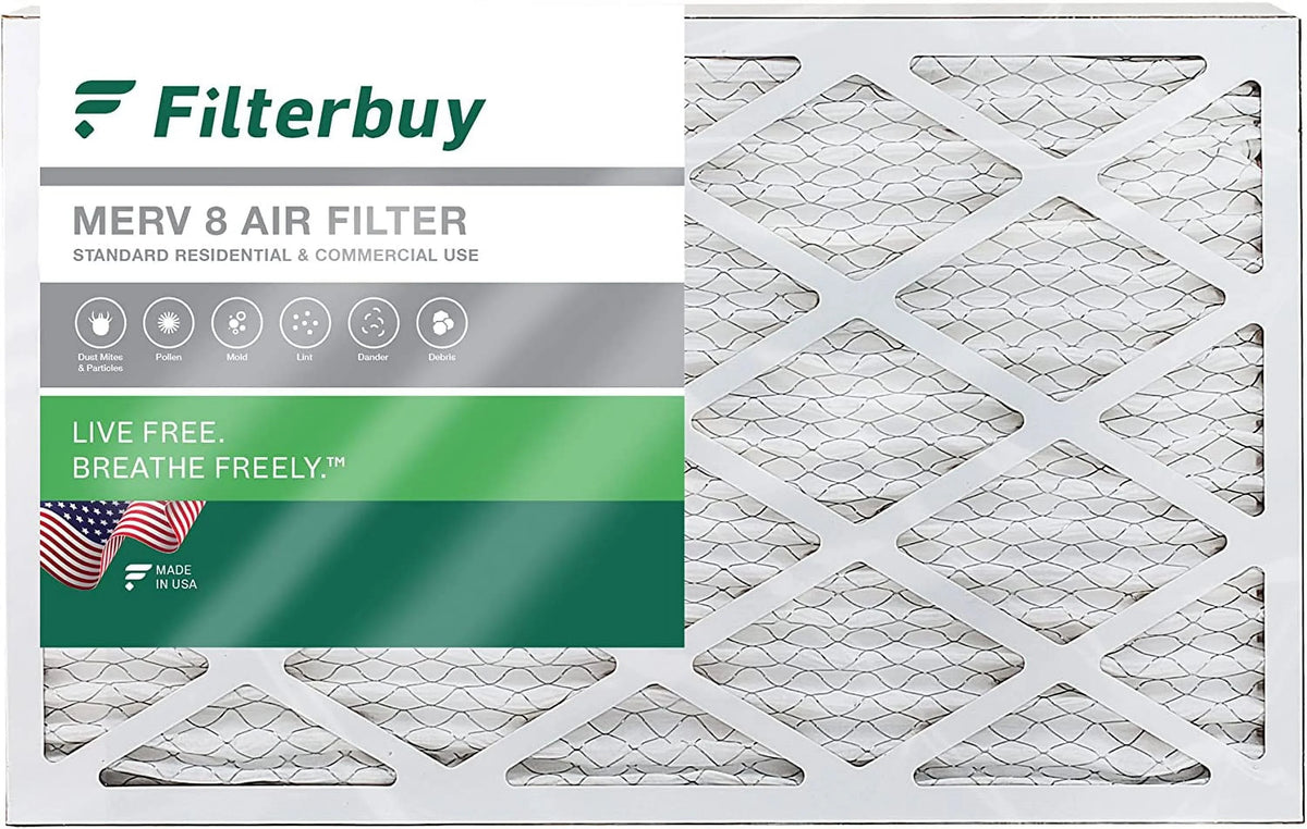 Filterbuy 16x24x4  8 Pleated   Furnace Air Filters (1-Pack)