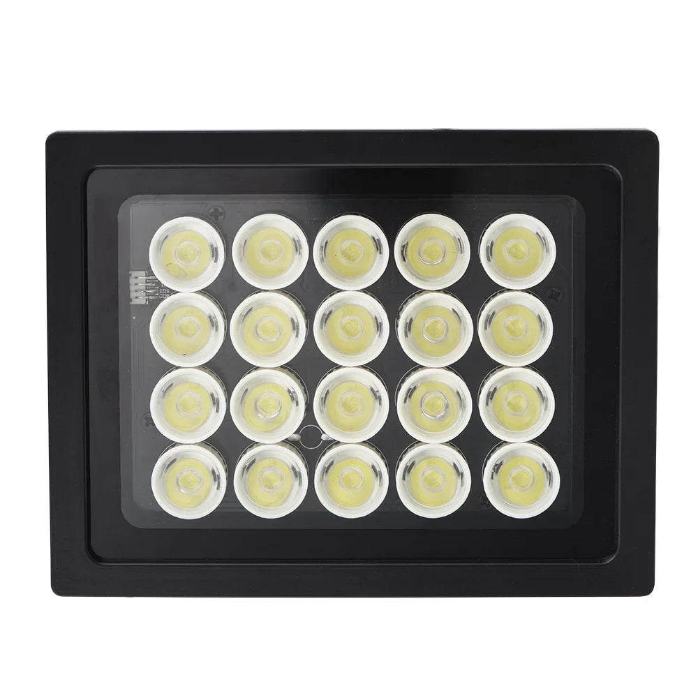 Walmeck Professional Camara Light 20pcs  Night Vision Wide Angle Long Outdoor Waterproof for  Camera